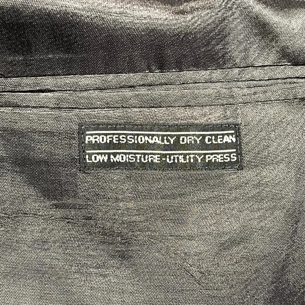 David Taylor Blazer Jacket Mens 46 Gray Lined Notch Lapel Single Breasted Formal